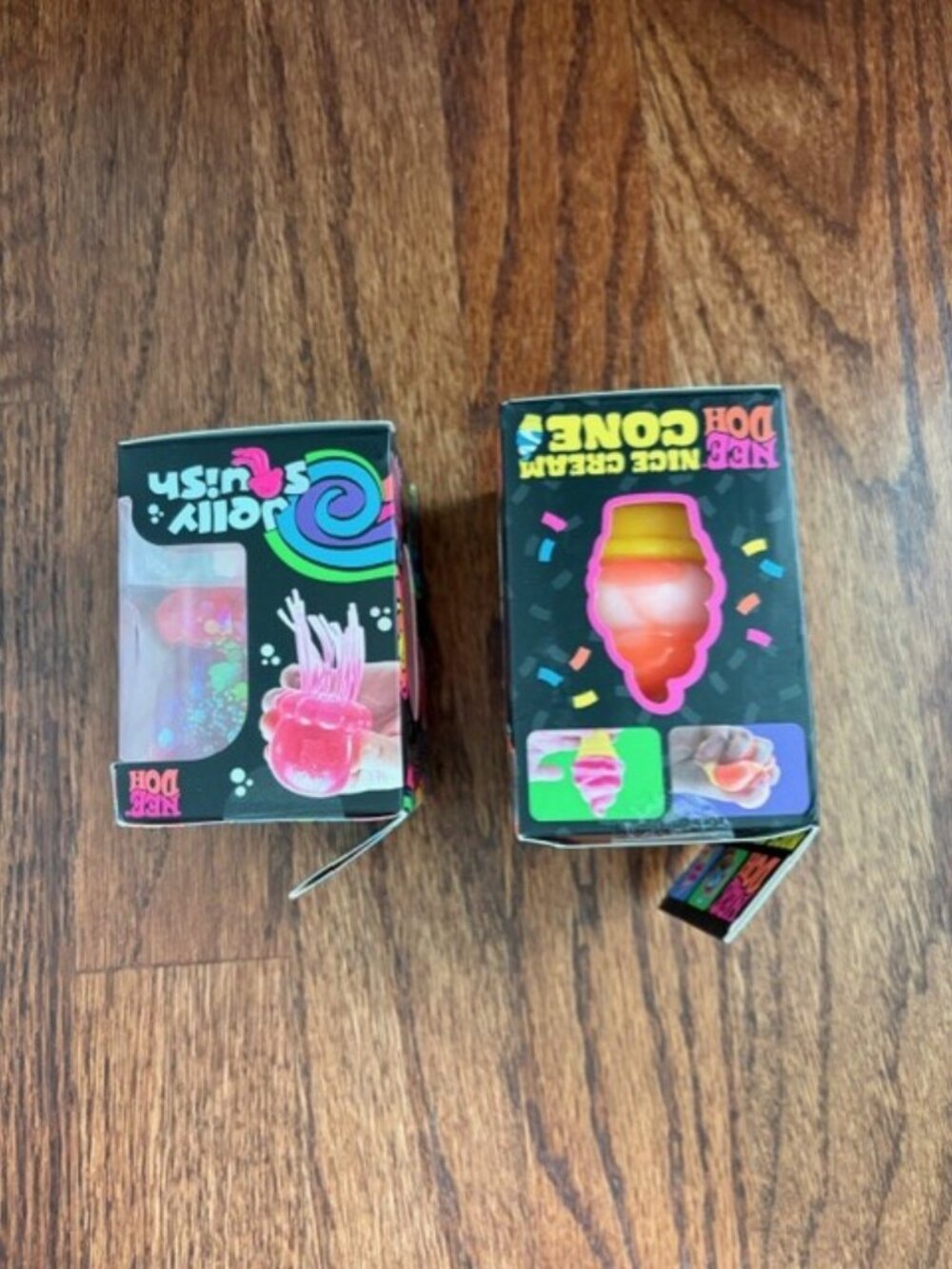 Schylling NeeDoh Orange Nice Cream Cone & Pink Jellyfish Squishy Fidget Toy Set - Picture 7 of 7